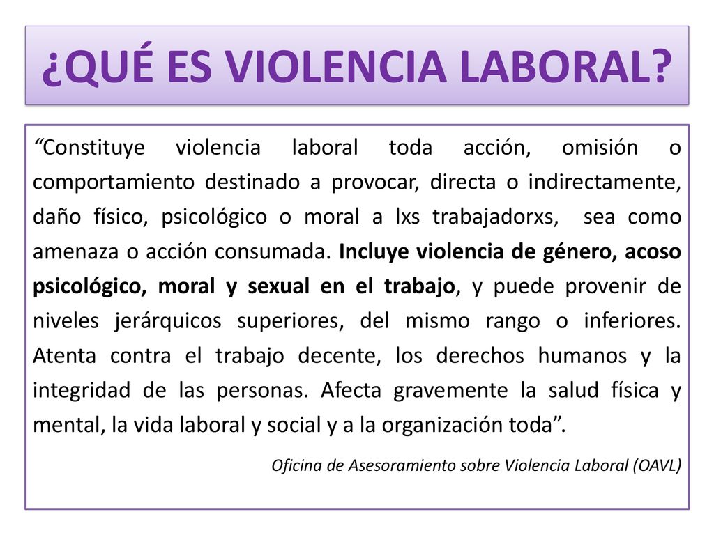 Encuesta Nacional Sobre Violencia Y Acoso Laboral Ppt Descargar